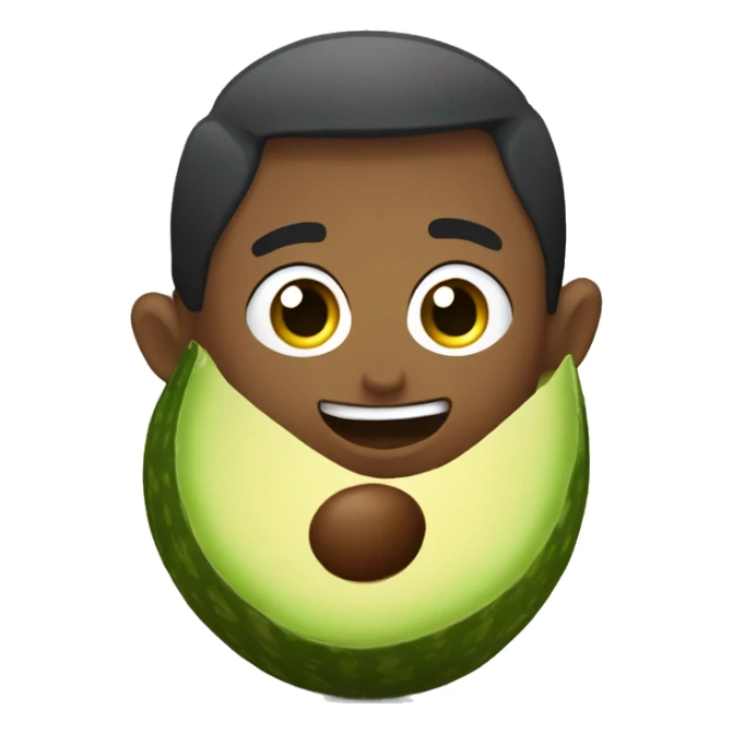 Haz un emoji de un aguacate bailando  sticker