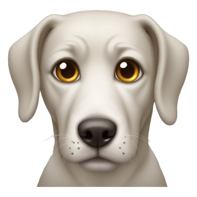 Un perro con ojos de gato  sticker