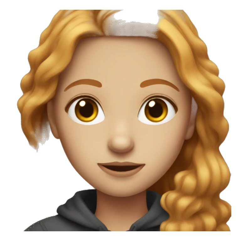 Pretty dark blonde/ginger girl with hazel eyes sticker