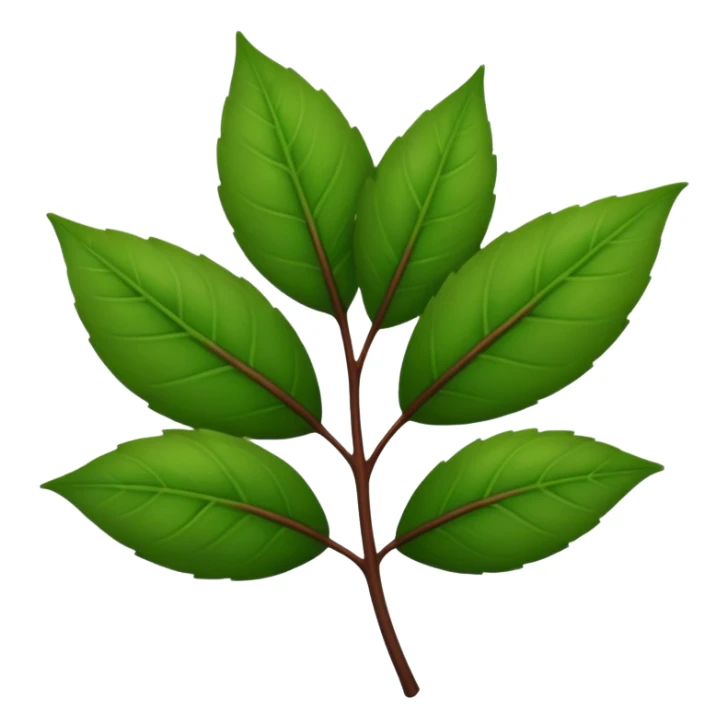 convert the green colour stem part into dark brown colour sticker