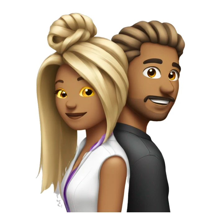 Hairstylist doing highlights on someone sticker