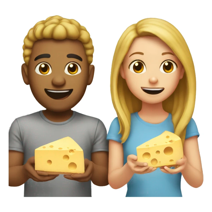 Me and my bro eat cheese  sticker