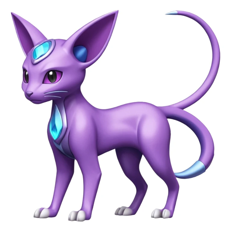 Miraidon-Genesect-Espeon-Mewtwo-Fakémon-hybrid-creature (full body)  sticker