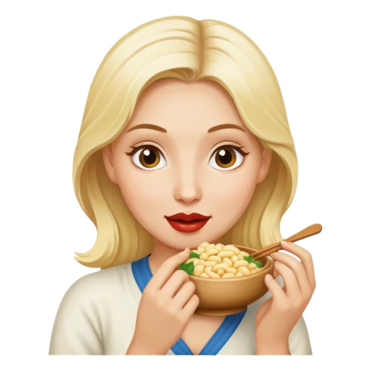 The blonde who ate too much khinkali sticker