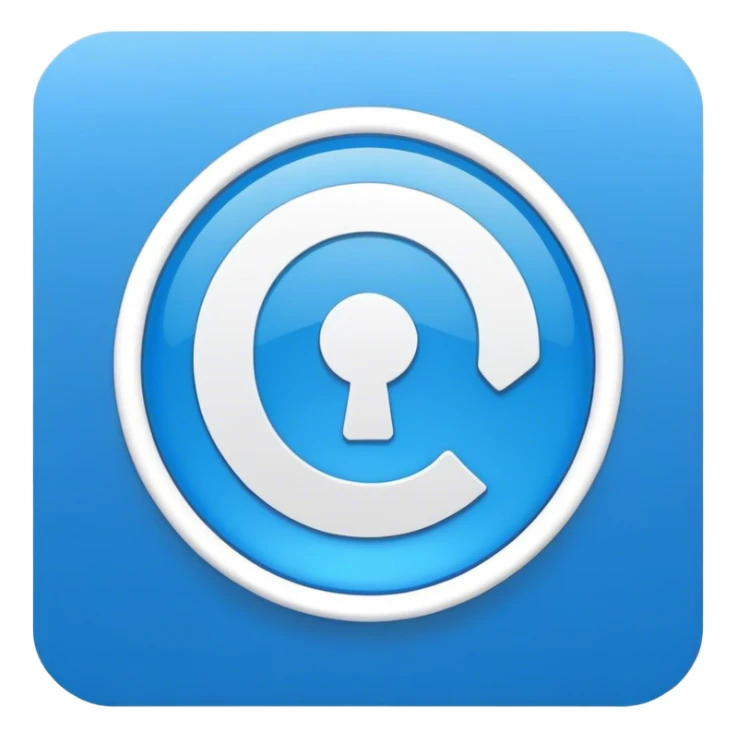 GIVEAWAY ICON WITH BLUE COLOR sticker