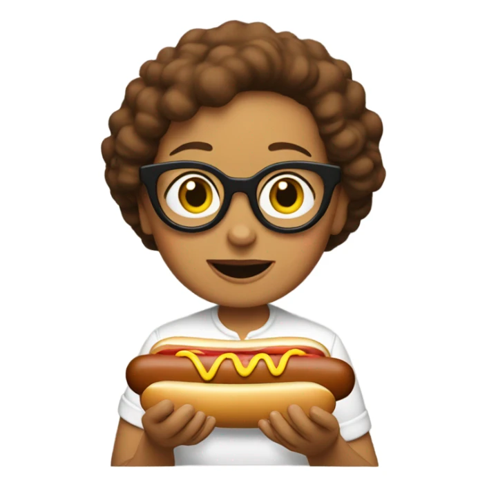 peggy hill eating a hot dog sticker