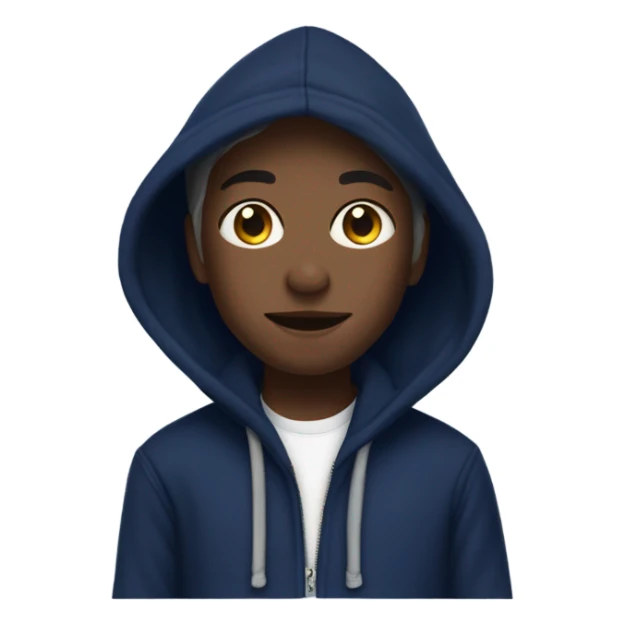 generate me a navy blue hoodie which says GAP on it  sticker