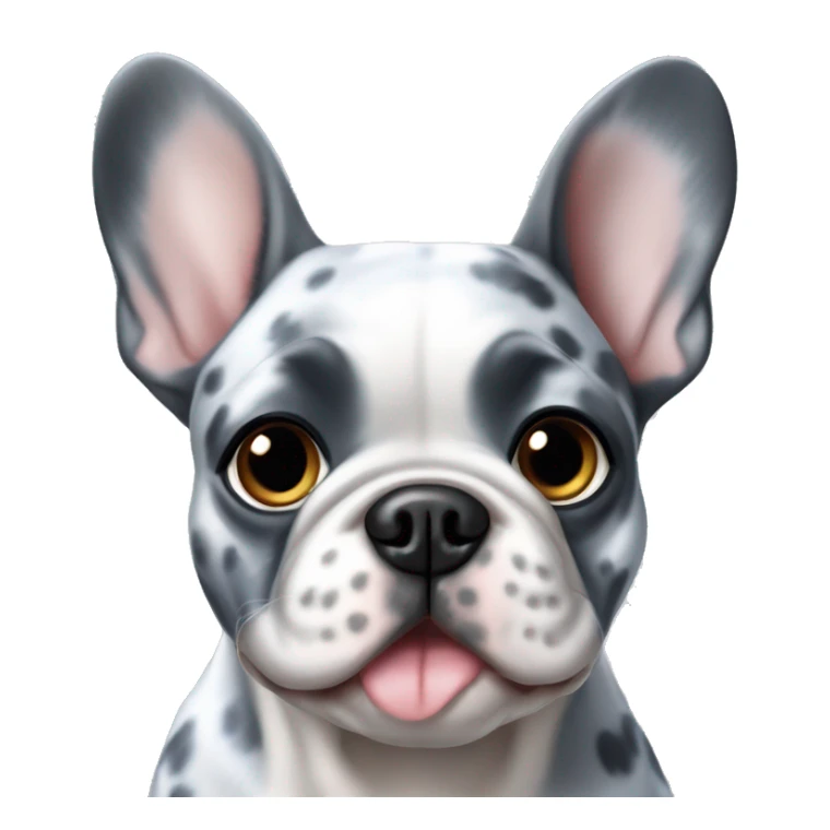 French bulldog blue Merle  sticker