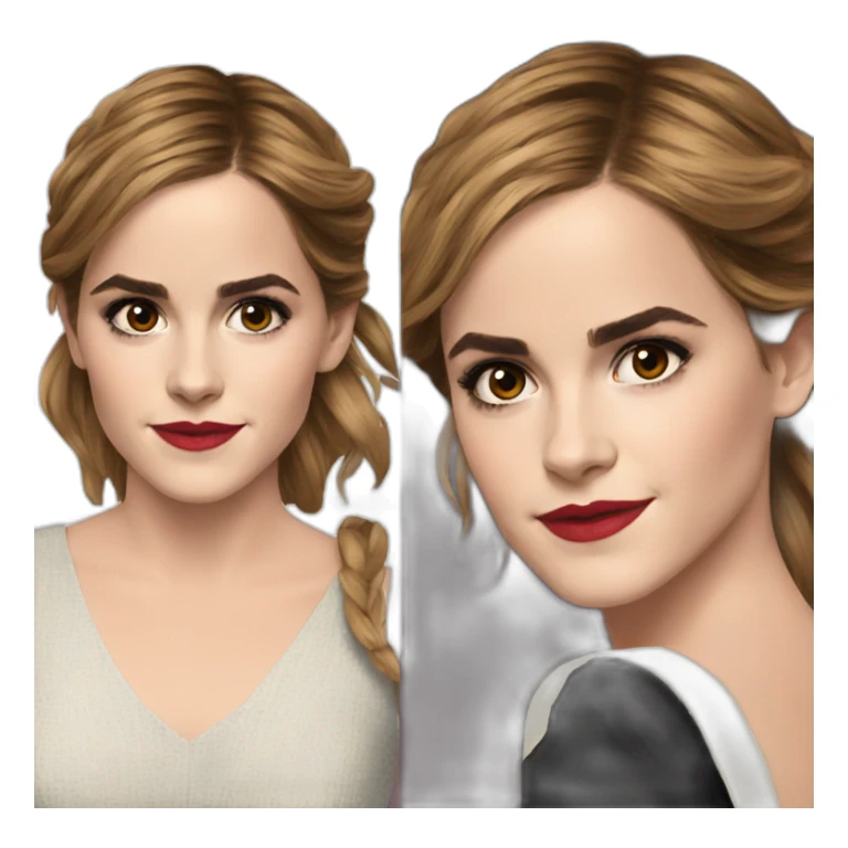 Emma Watson at party sticker