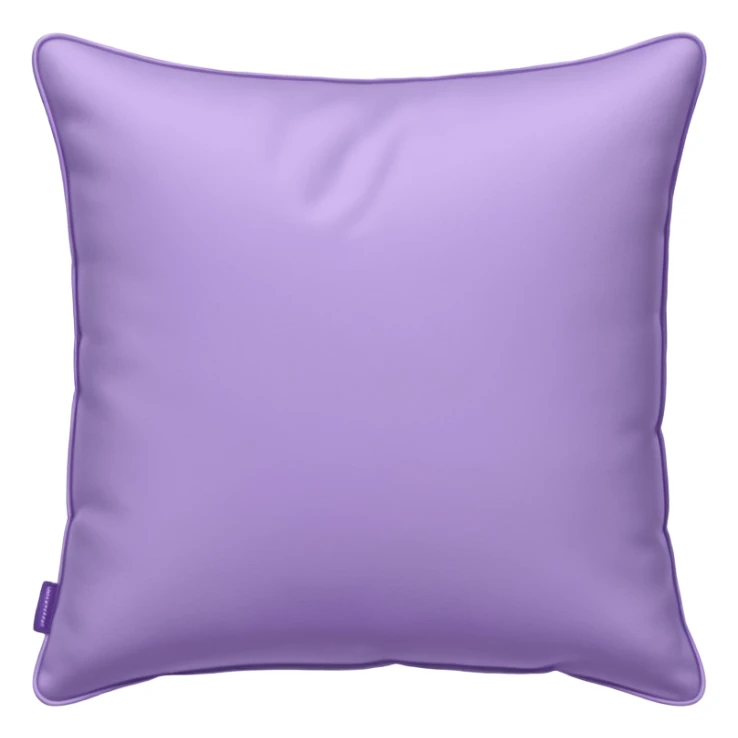 a hyperrealistic lilac-colored soft cushion-pillow, with rough texture and no patterns or no faces sticker