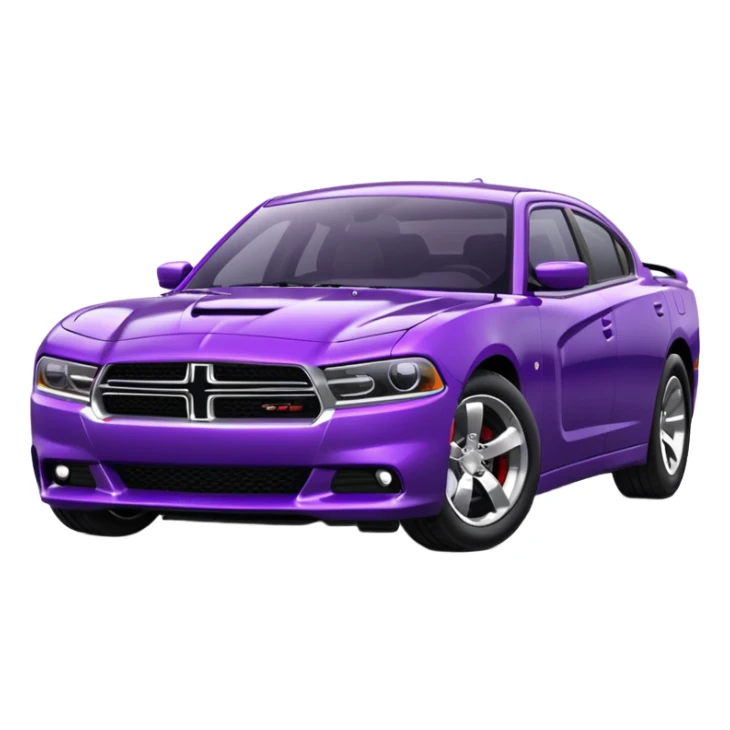 Dodge Charger Purple sticker