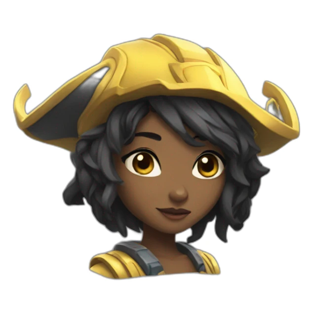 senna the character from league of legends sticker
