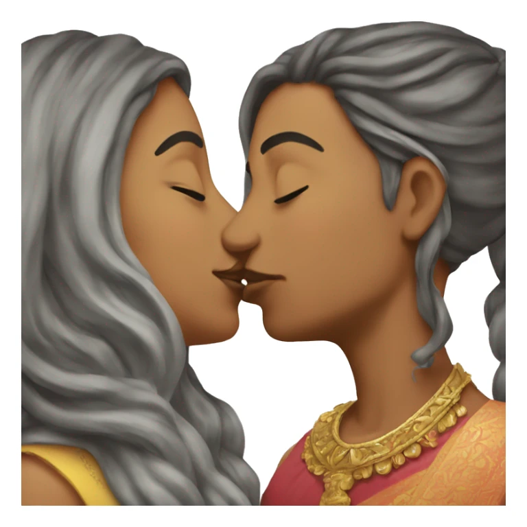 i am kissing gayatri sticker