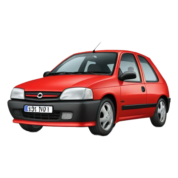 Opel Corsa-B petrol 1993 sticker