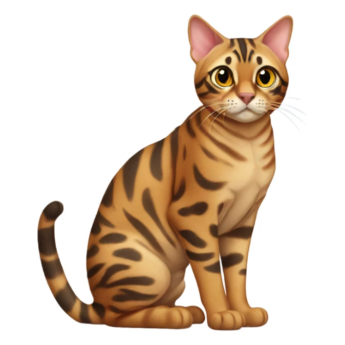 bengal cat sticker