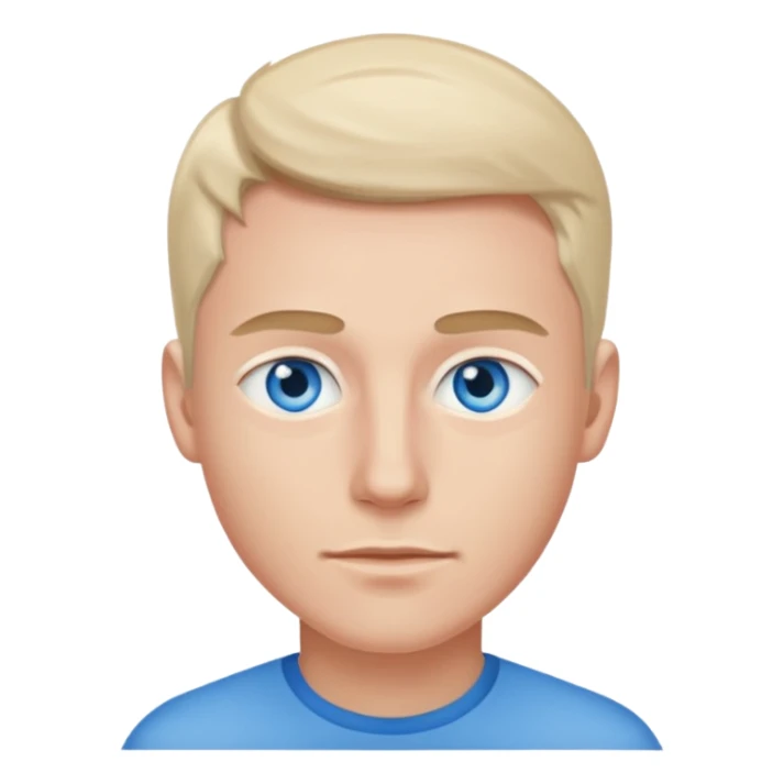 🤵🏼bu emojide sadece göz rengini mavi yap sticker