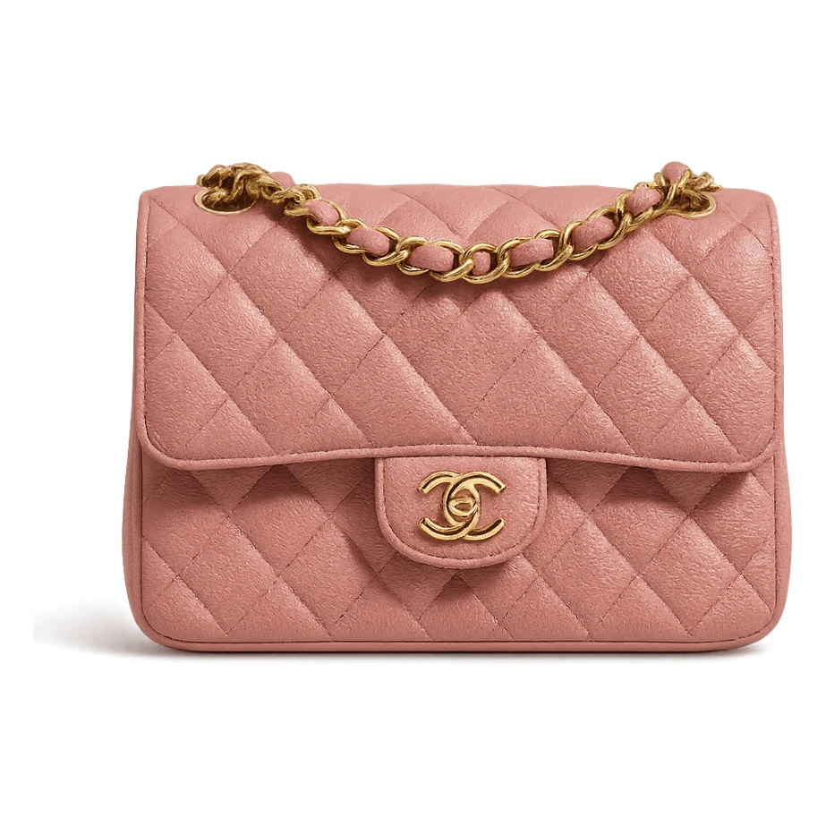 pink Chanel purse, photorealistic, elegant sticker