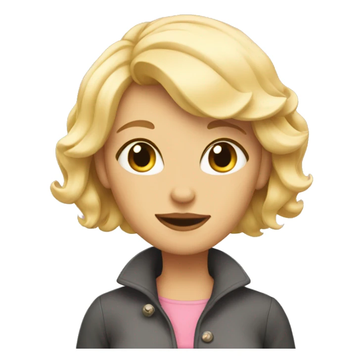 Blonde Cat lady very attractive sticker