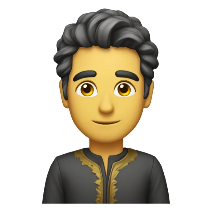 Sarı kıyafetl bir aslan sticker