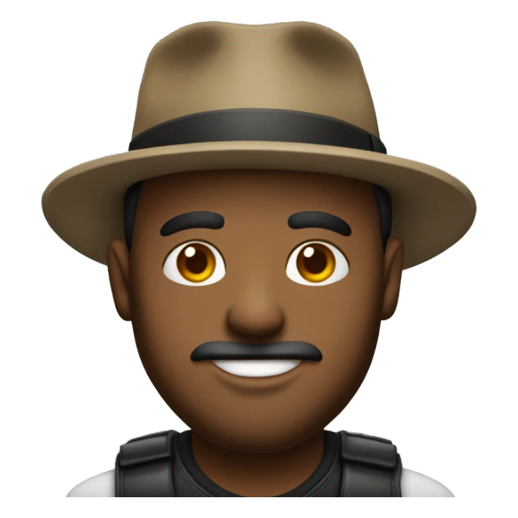 ROSTO HOMEM CHAPEU LEGAL sticker