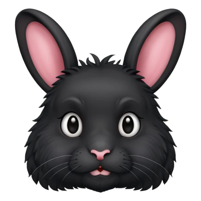 Lapin noir qui a reussis GG sticker
