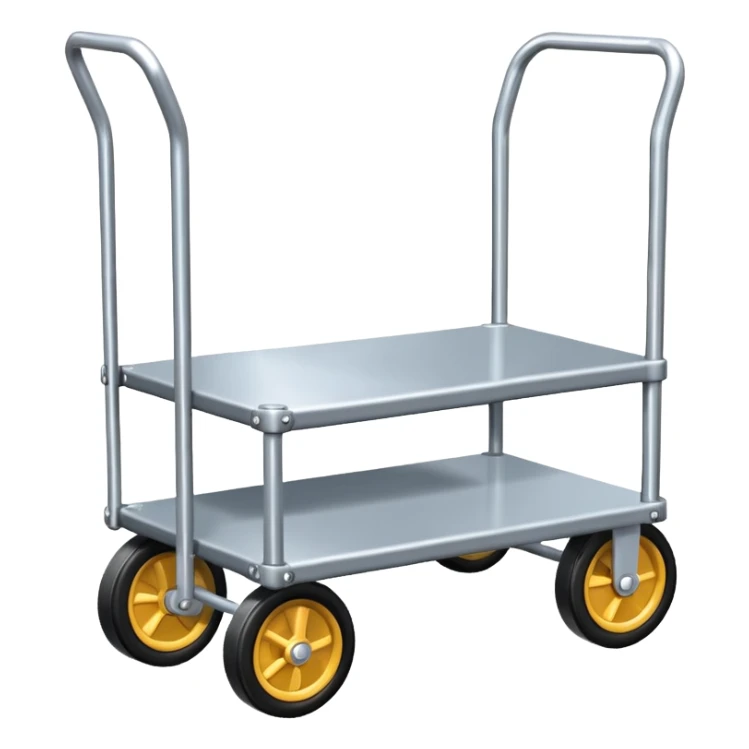 cargo trolley empty sticker
