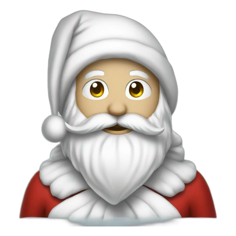 Santa cloths emo sticker