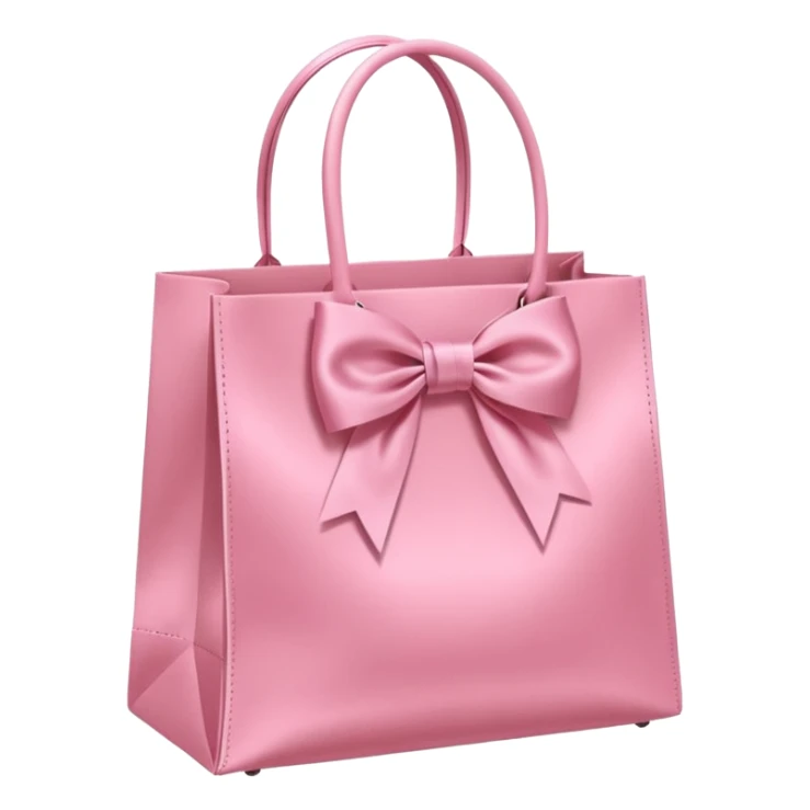 pink shopping bag, Blair Waldorf like sticker