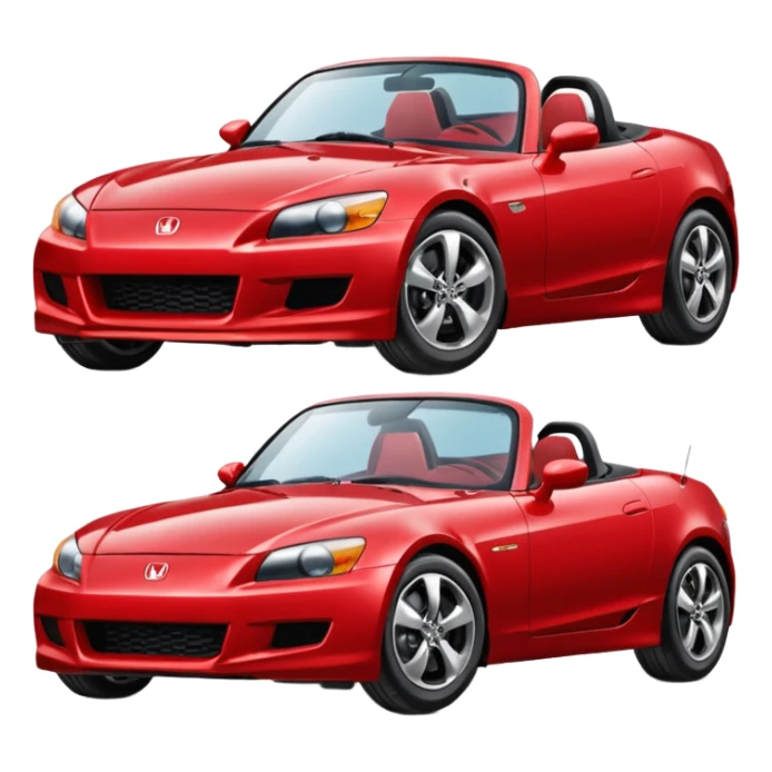 A Honda car emoji sticker