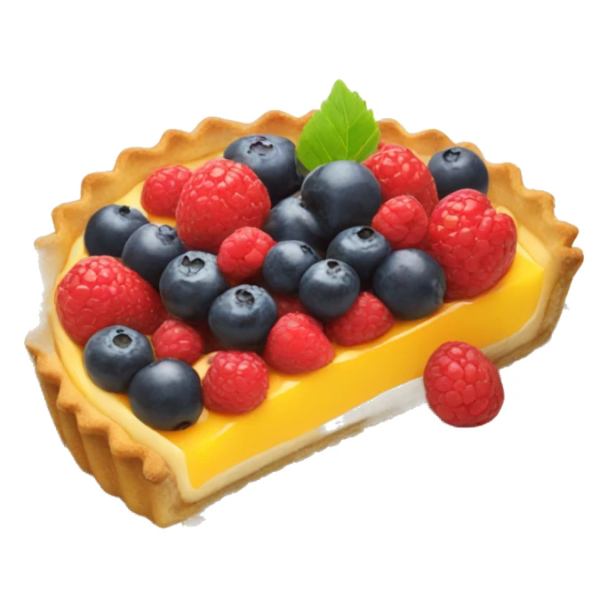 Fruit tart sticker