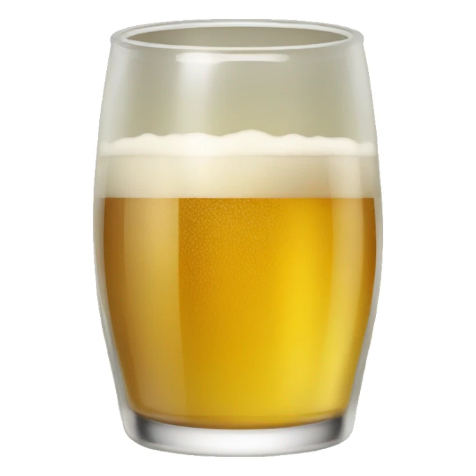 One glass of beer sticker