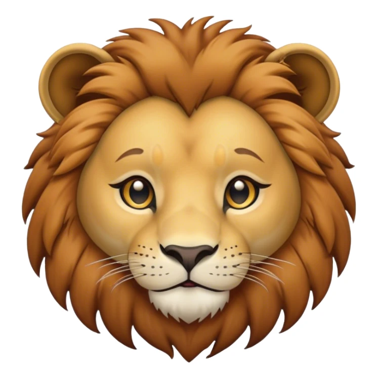 young lion sticker
