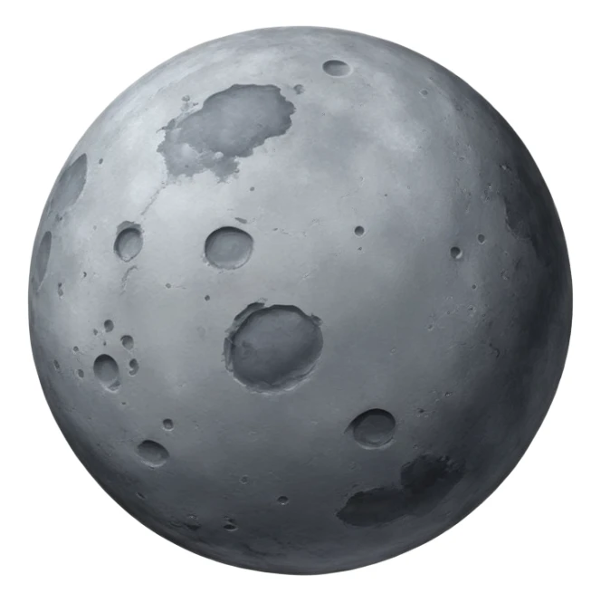 Mercury is a round planet sticker