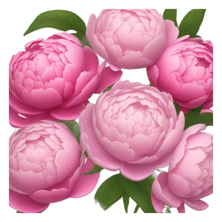 bouquet of peonies sticker