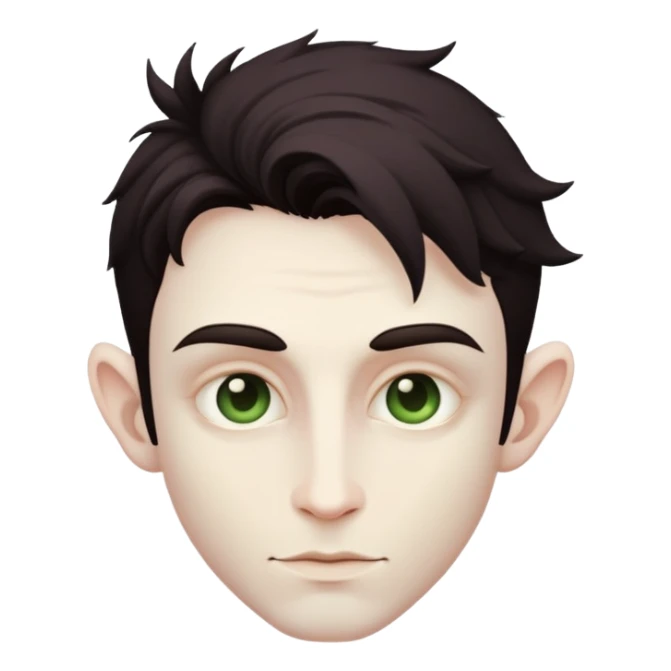 Mid thirties shadow male fae sticker