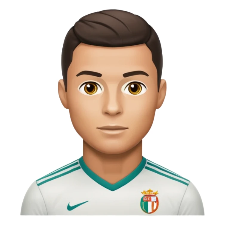 Cristiano Ronaldo football emojis sticker