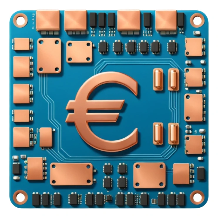 Motherboard euro sign  sticker
