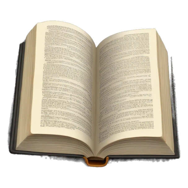 Create an image of a black-colored book with the word 'Bible' on the cover. sticker