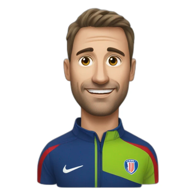 Nicolas Seube entraîneur du stade malherbe de Caen sticker