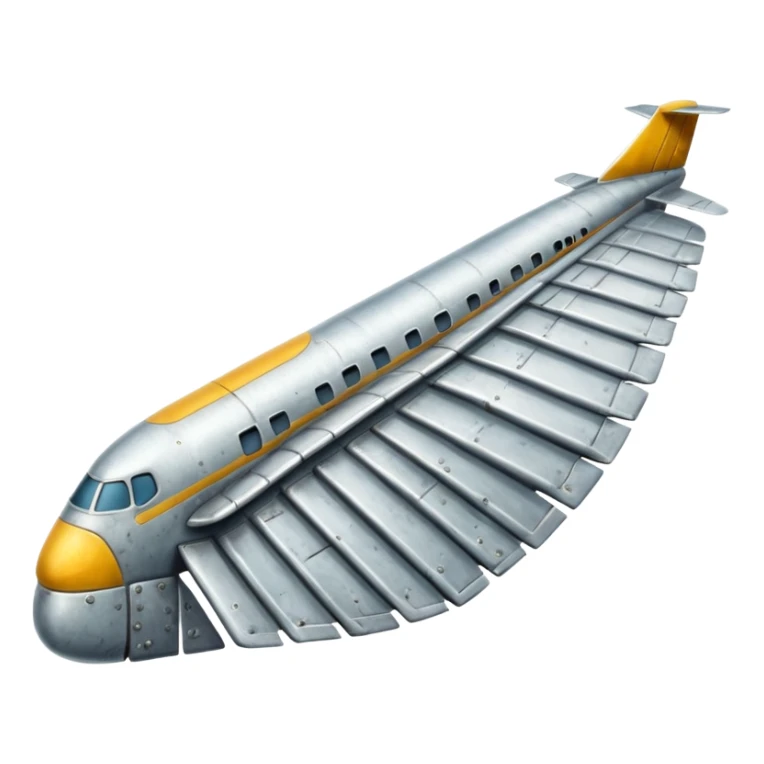 generate ultra realistic airplane wing  without air plane sticker