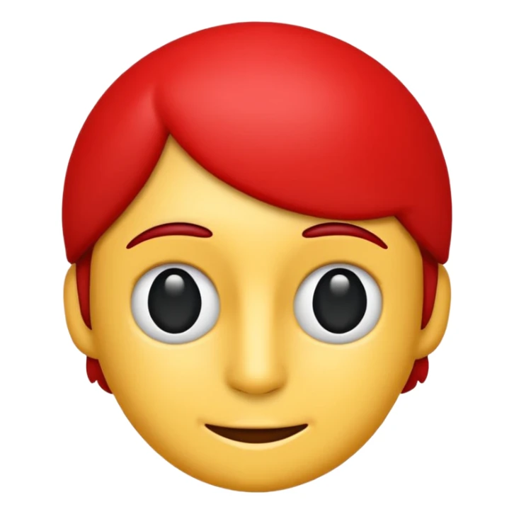 simple emoji inspired by the logo of École Polytechnique Fédérale de Lausanne (EPFL), recognizable shape, red and black colors, no text sticker