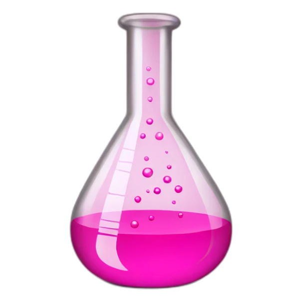 laboratory Reagenzglas pink sticker