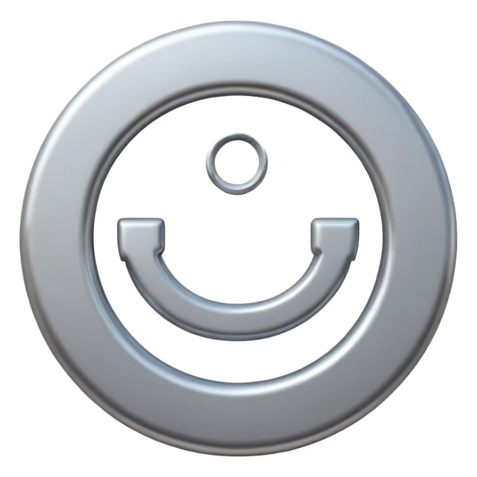 male gender symbol ♂, centered composition, clean background, cute emoji style, high quality, 3D render, smooth shading, soft lighting sticker