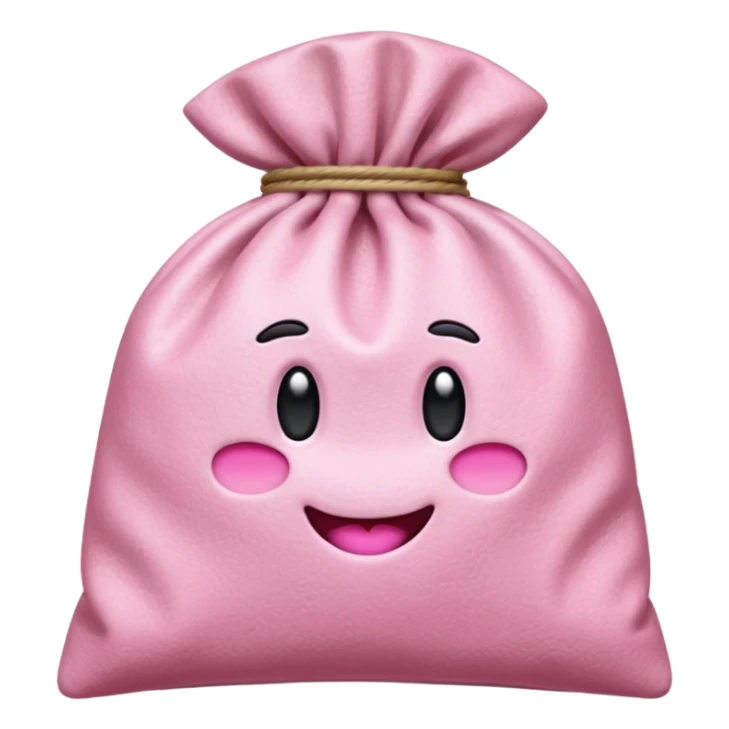 Emoji de una bolsa de tussi sticker