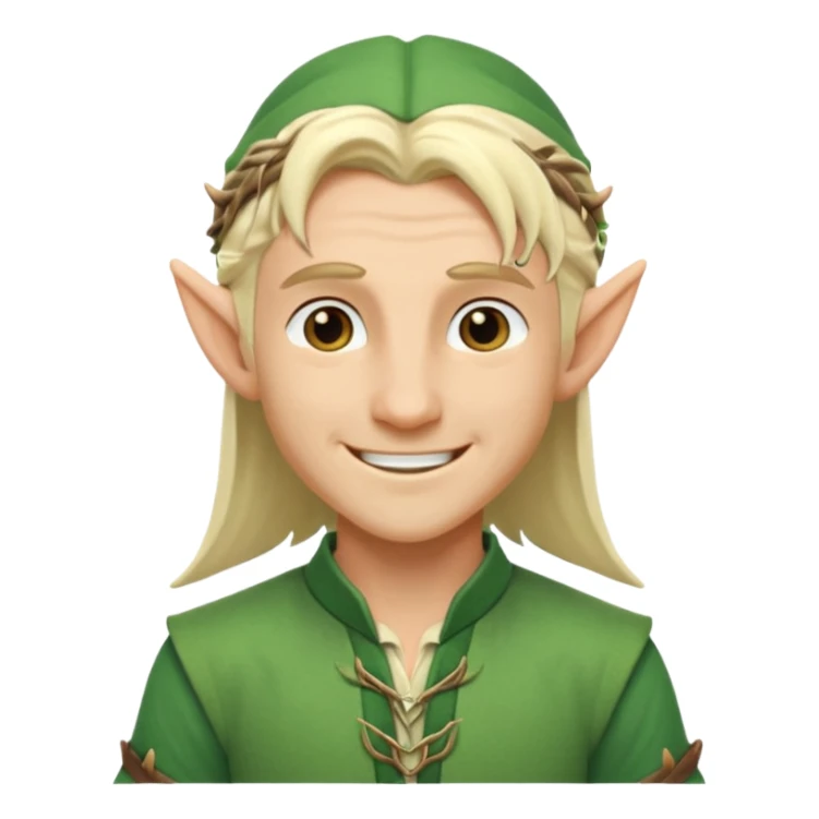 elf male legolas summer wibe sticker