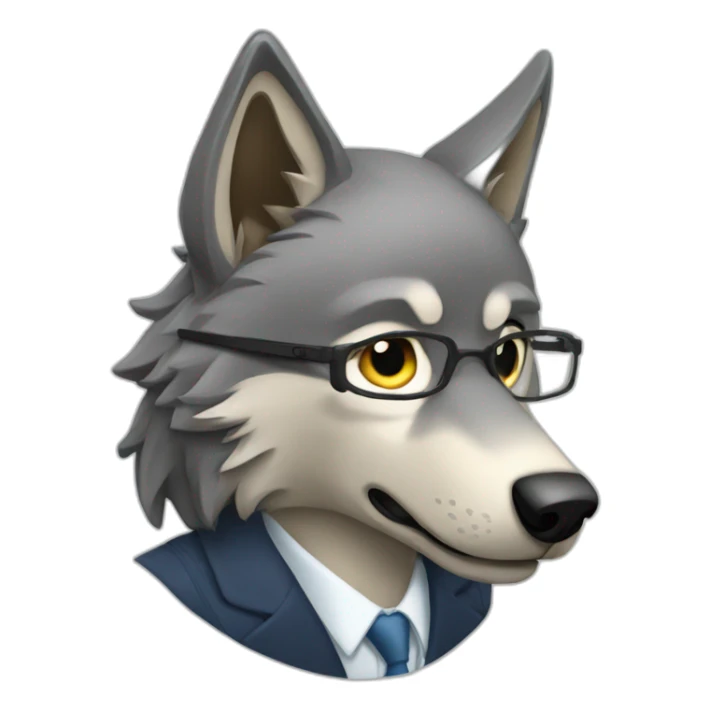 wolf of finance sticker