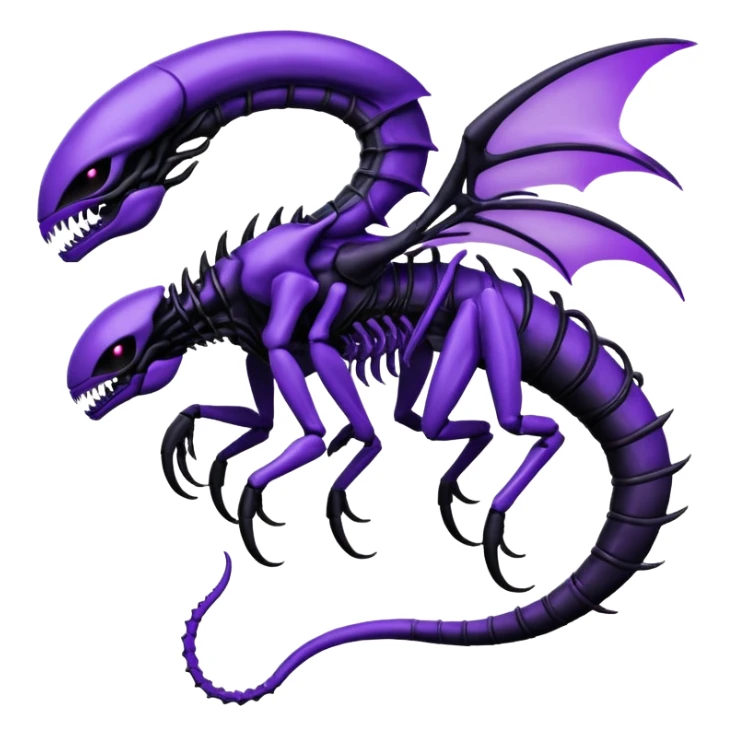 Abstract Venom-Xenomorph-Genesect-Lunala-ET-hybrid-fantasy-creature sticker