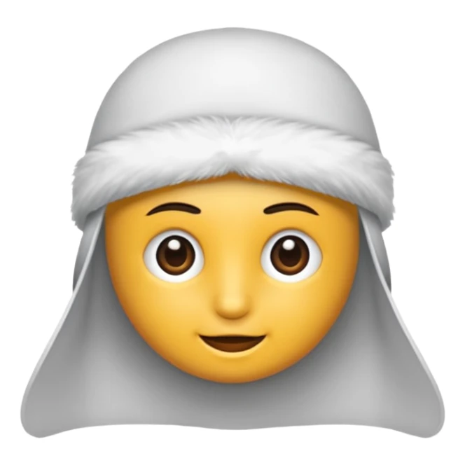 Kafasına şapka olan ve göz kırpan emoji sticker