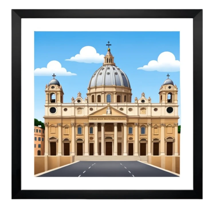 saint peter's church rome sticker