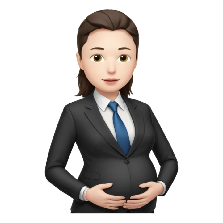 pregnant elon musk sticker